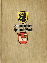 Simmentaler Heimatbuch. (Umschlag)