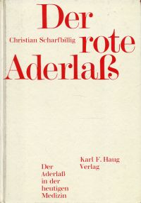 Scharfbillig, Der rote Aderlass. (Umschlag)