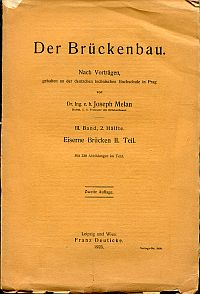 Melan, Der Brückenbau. (Umschlag)