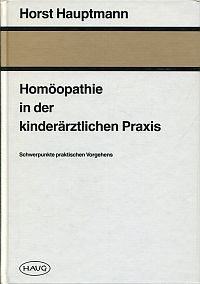 Hauptmann, Homöopathie in der kinderärztlichen Praxis. (Umschlag)