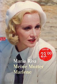 Riva, Meine Mutter Marlene. (Umschlag)