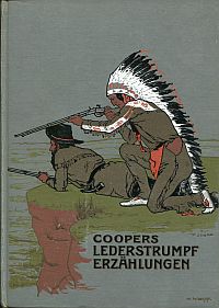 Cooper, Lederstrumpf oder: Die Ansiedler an den Quellen des Susquehanna. (Umschlag)