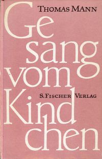Mann, Gesang vom Kindchen. (Umschlag)
