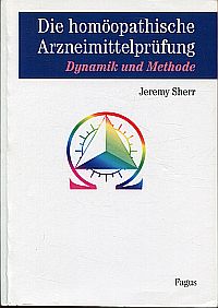 Sherr, Die homöopathische Arzneimittelprüfung. (Umschlag)