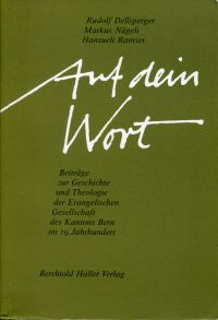 Dellsperger, Auf dein Wort. (Umschlag)