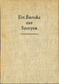 Ramuz, Ein Bursche aus Savoyen. (Umschlag)