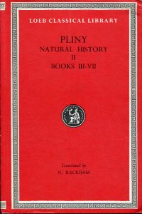 Plinius Secundus, Natural history, Vol. 2: Libri III - VII. (Umschlag)