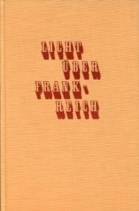 Belart, Licht über Frankreich. (Umschlag)