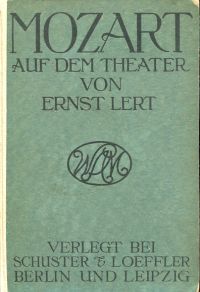 Lert, Mozart auf dem Theater. (Umschlag)