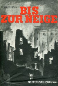 Lüthy, Bis zur Neige. (Umschlag)