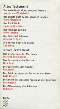 Das Bibel-Projekt. (Umschlag)
