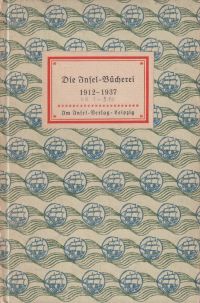 Die Insel-Bücherei, 1912-1937. (Umschlag)