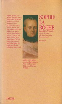 Sachs-Collignon, Sophie La Roche. (Umschlag)